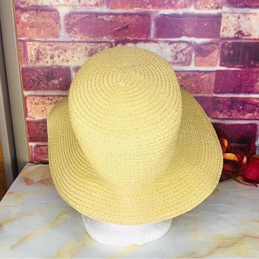 Floppy Paper Tan Beach Sun Hat